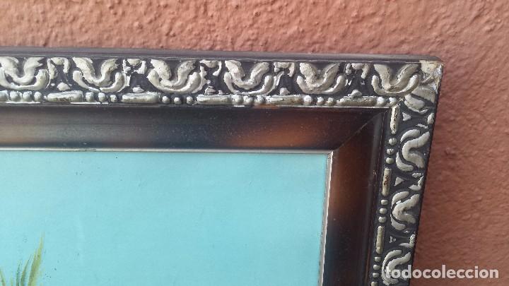 Antig&uuml;edades: antiguo marco con litografia religiosa - Foto 3