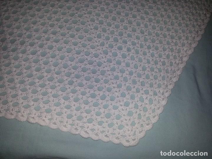 Antig&uuml;edades: GRAN CENTRO DE MESA O MANTEL-Hexagonal, BB - Foto 5