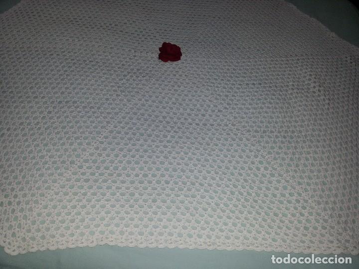 Antig&uuml;edades: GRAN CENTRO DE MESA O MANTEL-Hexagonal, BB - Foto 7
