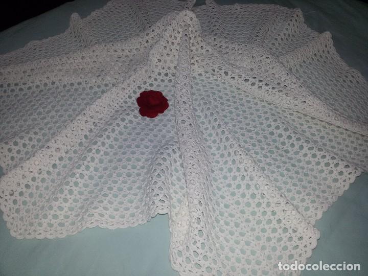 Antig&uuml;edades: GRAN CENTRO DE MESA O MANTEL-Hexagonal, BB - Foto 8