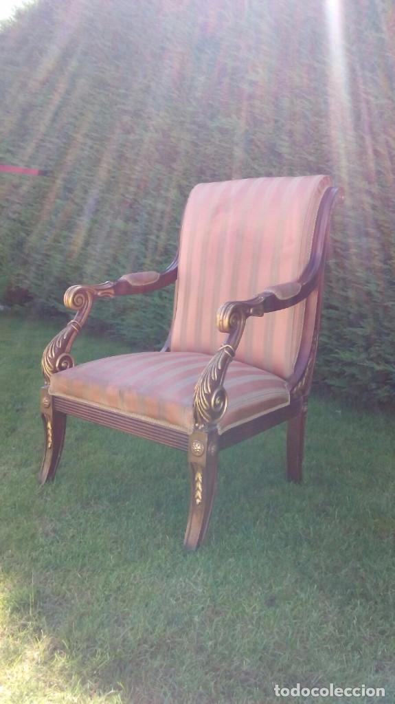 Antig&uuml;edades: SILL&Oacute;N INGLES DE LUJO ANTIGUO - Foto 2