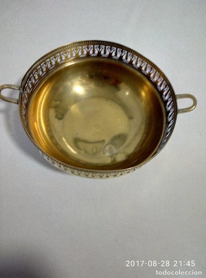 Antig&uuml;edades: CENTRO DE MESA DORADO - Foto 2