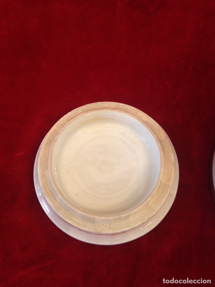 Antig&uuml;edades: Macetero de porcelana con base, siglo XIX - Foto 12