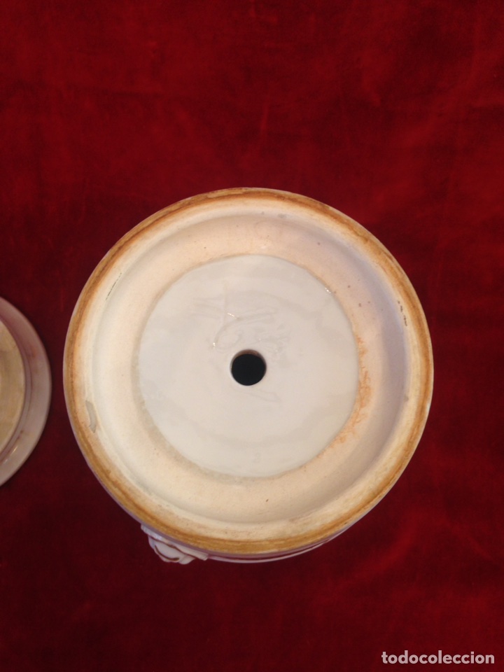 Antig&uuml;edades: Macetero de porcelana con base, siglo XIX - Foto 14