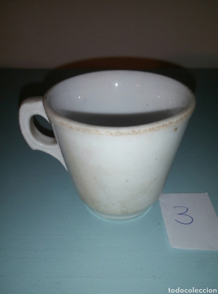 Antig&uuml;edades: Taza porcelana - Foto 2