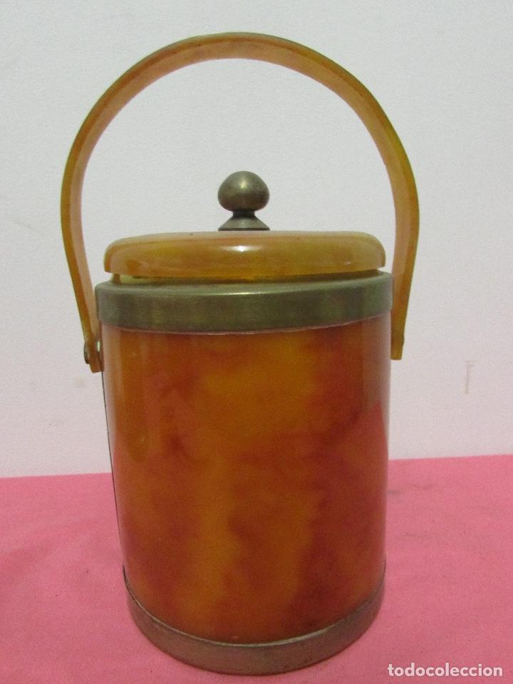 Antig&uuml;edades: Cubitera color naranja # - Foto 1