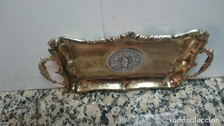 Antig&uuml;edades: PLATO PLATEADO VIRGEN DEL PILAR - Foto 2