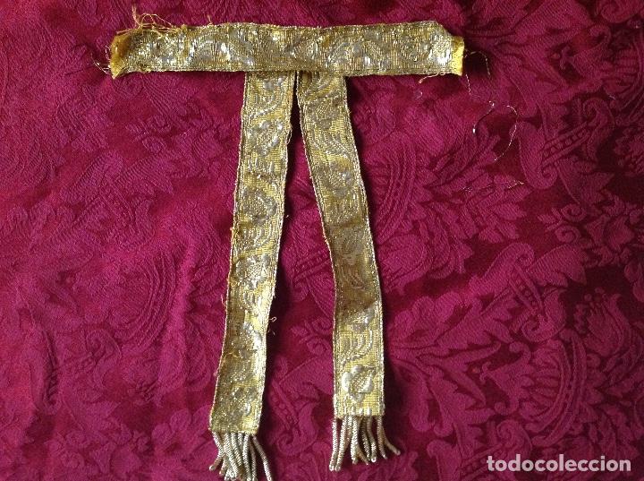 Antiquit&eacute;s: PRECIOSO FAJ&Iacute;N o CINTURILLA DE HOJILLA.