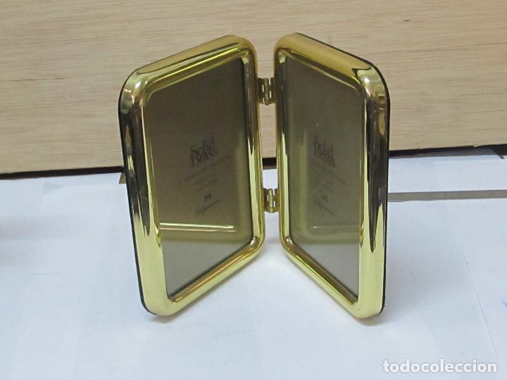 Antig&uuml;edades: MARCO DOBLE VINTAGE SOLID BRASS - Foto 2