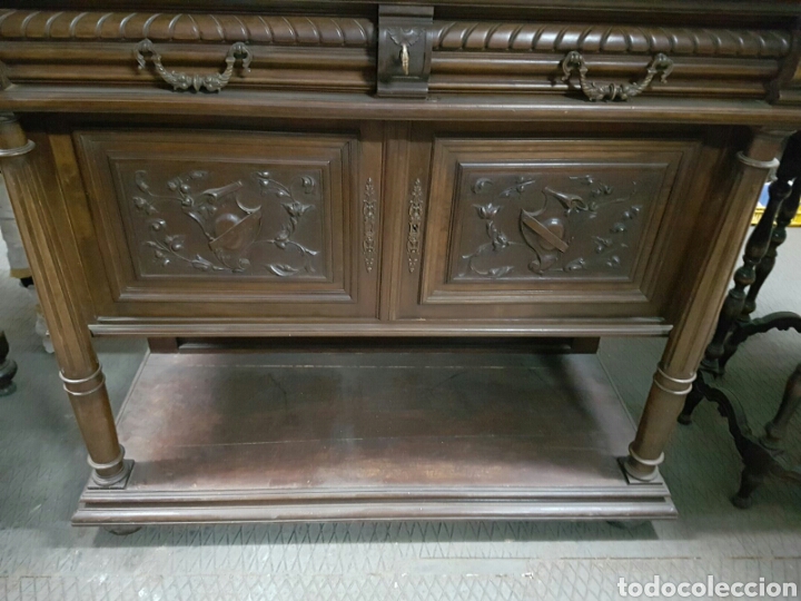 Antig&uuml;edades: Mueble alacena madera con m&aacute;rmol # - Foto 4