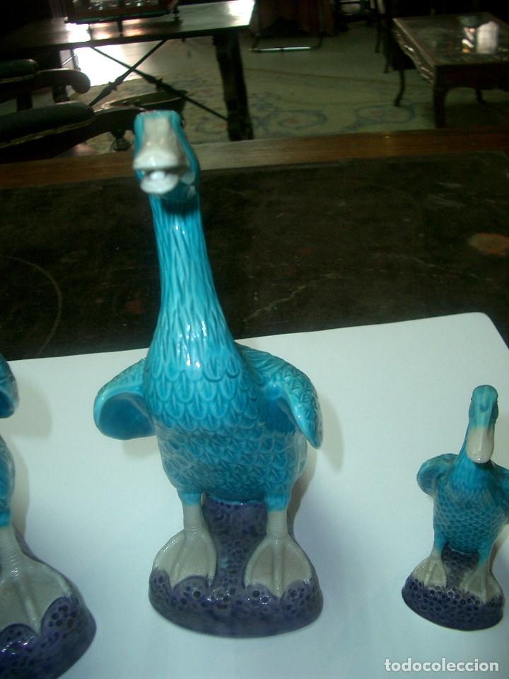 Antig&uuml;edades: Porcelana china azul turquesa REF-8216 - Foto 5