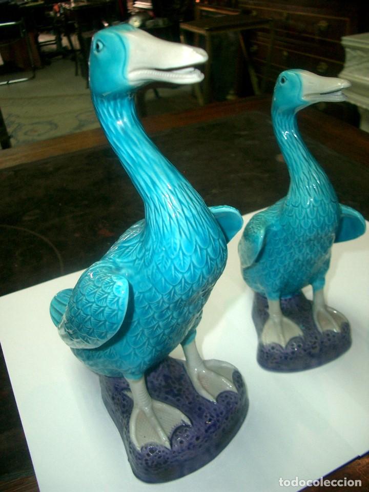 Antig&uuml;edades: Porcelana china azul turquesa REF-8216 - Foto 6