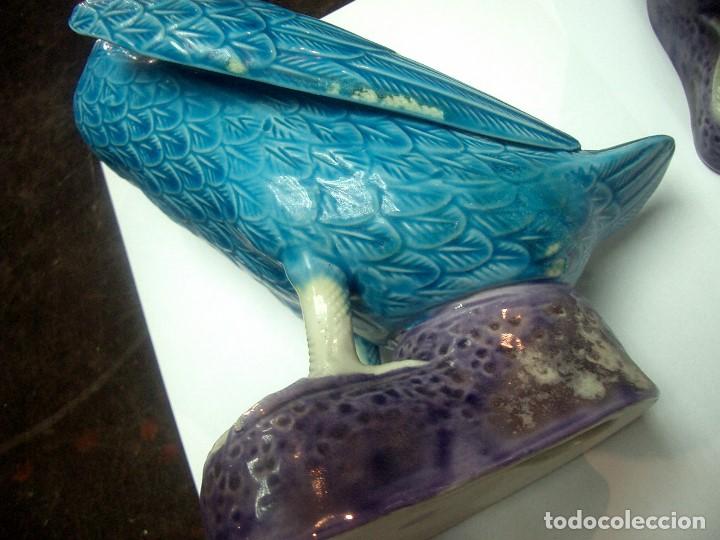 Antig&uuml;edades: Porcelana china azul turquesa REF-8216 - Foto 11