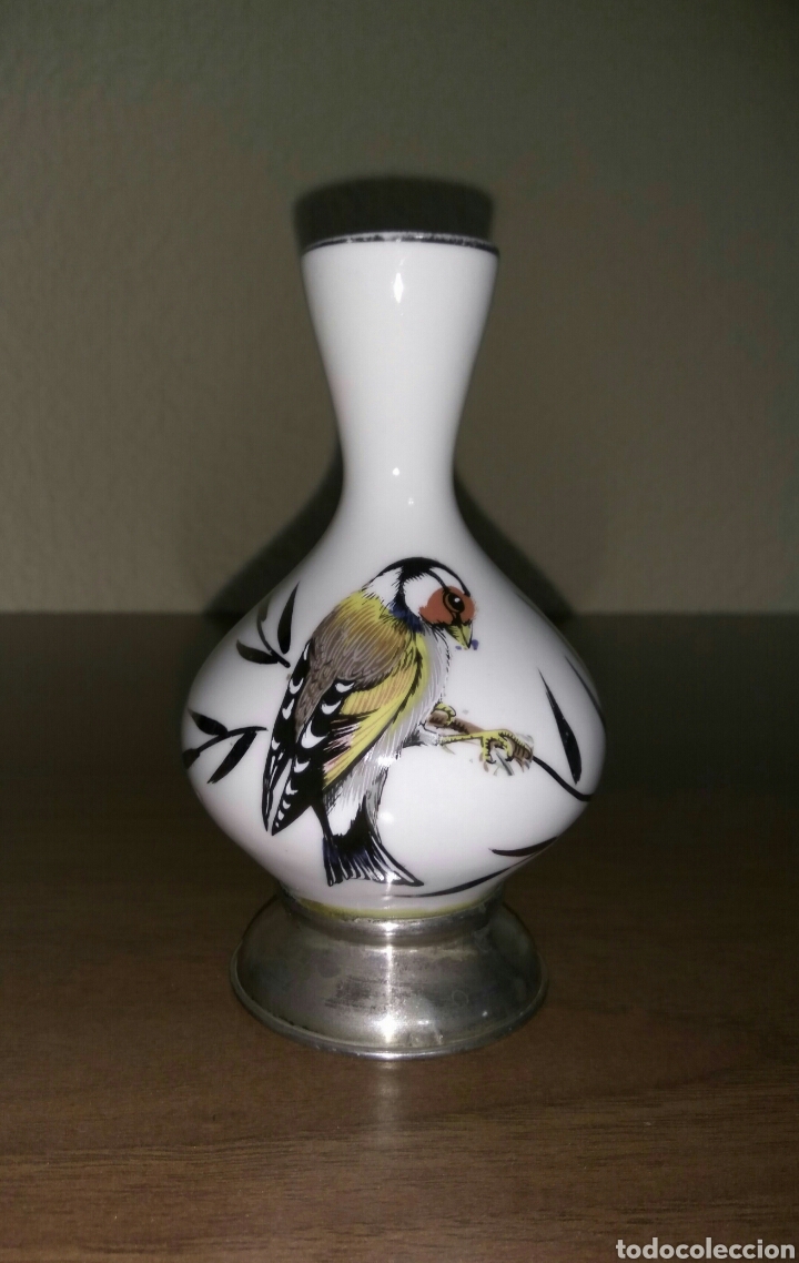 Antig&uuml;edades: Jarr&oacute;n porcelana y plata - Foto 1