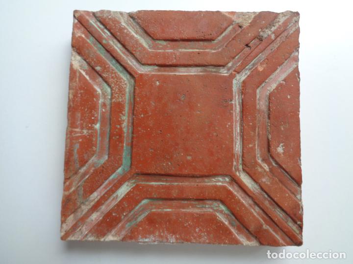 Antig&uuml;edades: AZULEJO BALDOSA SIGLO XIX.REF&ordf;14A - Foto 1
