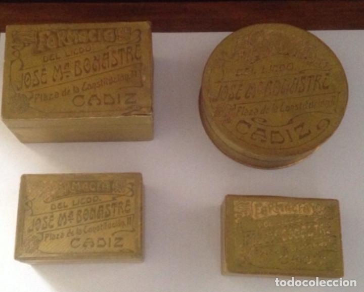 Oggetti Antichi: CAJAS DE CART&Oacute;N DE FARMACIAS ANTIGUAS