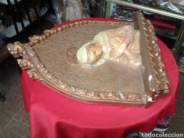 Antig&uuml;edades: Retablo antiguo de la Virgen Maria - Foto 8