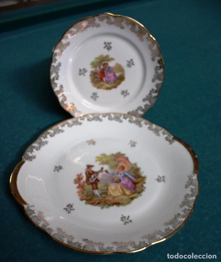 Antig&uuml;edades: Platos de postre, Limoges. Ref. 6059 - Foto 1