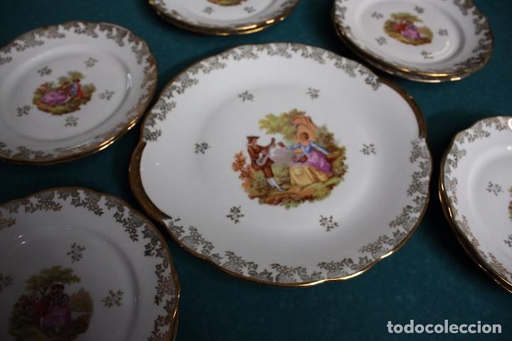 Antig&uuml;edades: Platos de postre, Limoges. Ref. 6059 - Foto 7