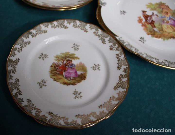 Antig&uuml;edades: Platos de postre, Limoges. Ref. 6059 - Foto 8