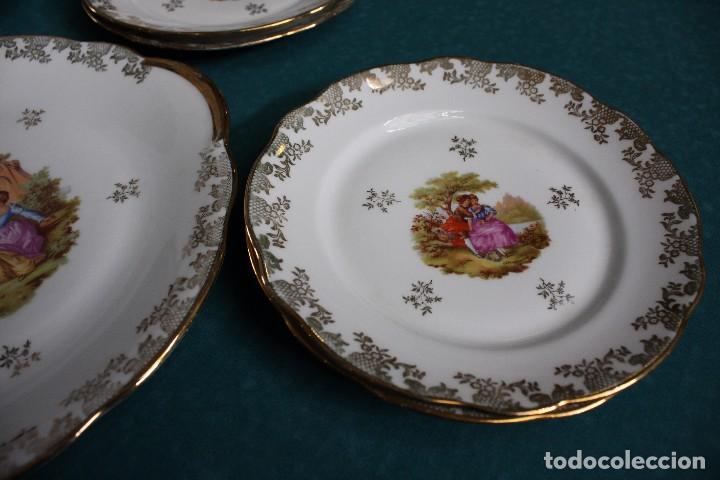 Antig&uuml;edades: Platos de postre, Limoges. Ref. 6059 - Foto 9