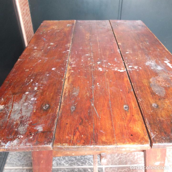 Antig&uuml;edades: ANTIGUA MESA TOCINERA - Foto 14