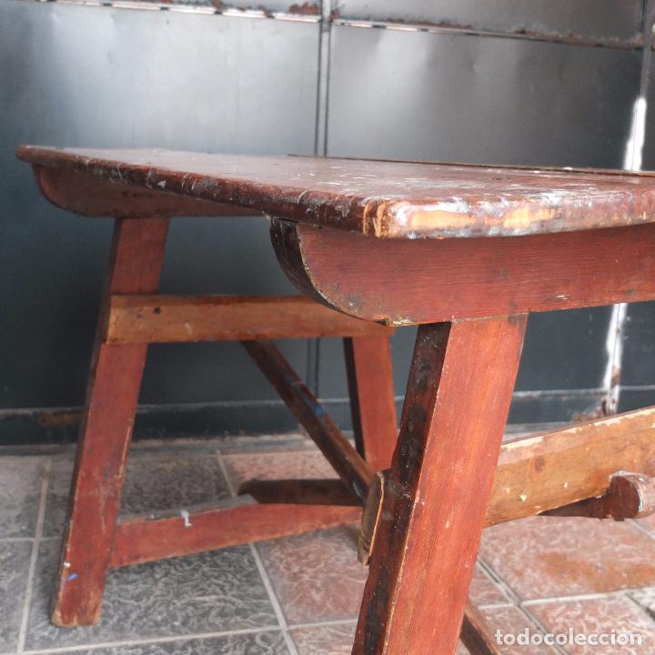 Antig&uuml;edades: ANTIGUA MESA TOCINERA - Foto 17