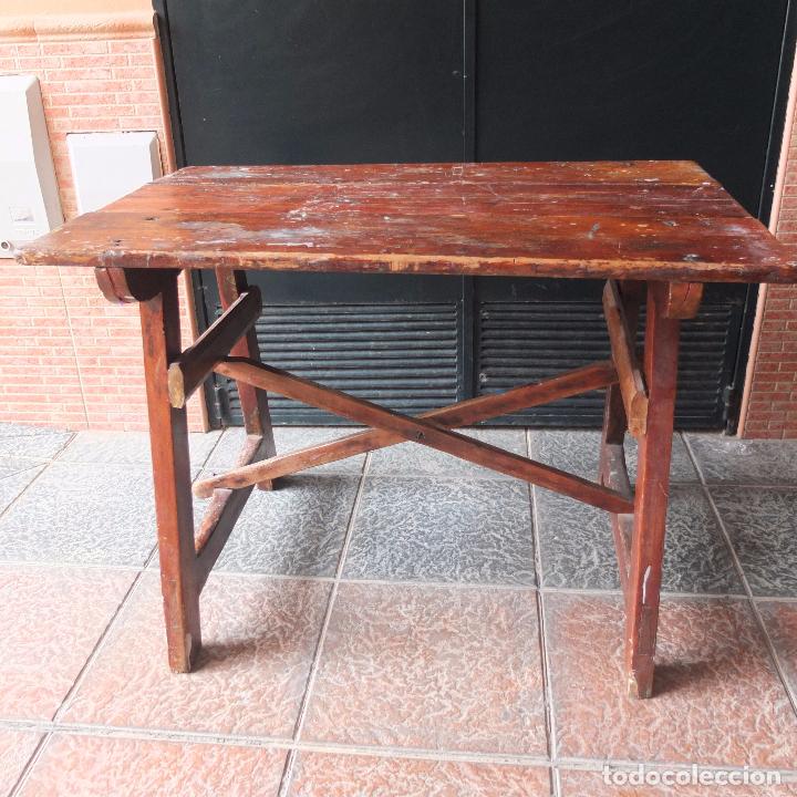 Antig&uuml;edades: ANTIGUA MESA TOCINERA - Foto 29