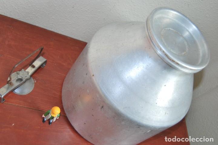 Antig&uuml;edades: LECHERA DE ALUMINIO - OLLA DE LECHE - Foto 7