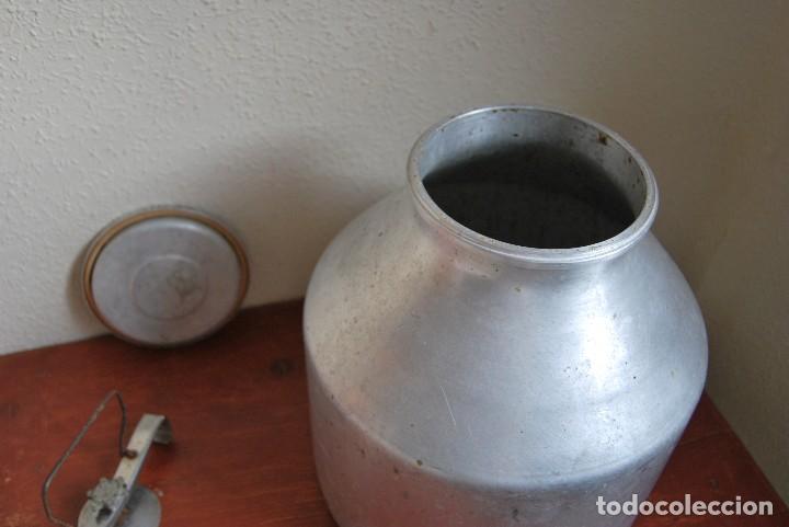 Antig&uuml;edades: LECHERA DE ALUMINIO - OLLA DE LECHE - Foto 8