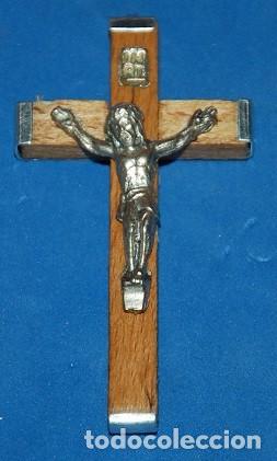 Antig&uuml;edades: CRUZ DE MADERA Y METAL DE JERUSALEN - Foto 1