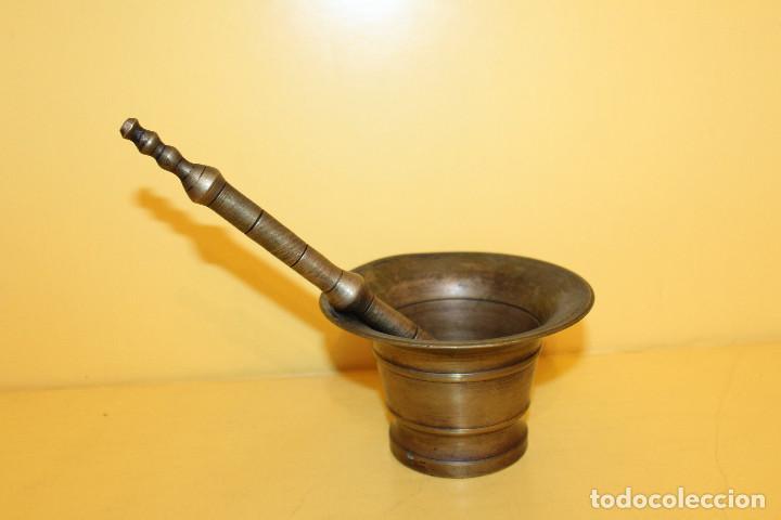 Antig&uuml;edades: ANTIGUO MORTERO O ALMIREZ DE BRONCE - Foto 3