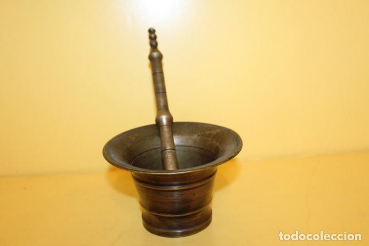 Antig&uuml;edades: ANTIGUO MORTERO O ALMIREZ DE BRONCE - Foto 4