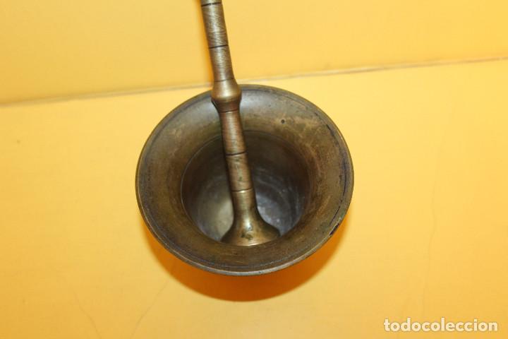 Antig&uuml;edades: ANTIGUO MORTERO O ALMIREZ DE BRONCE - Foto 5