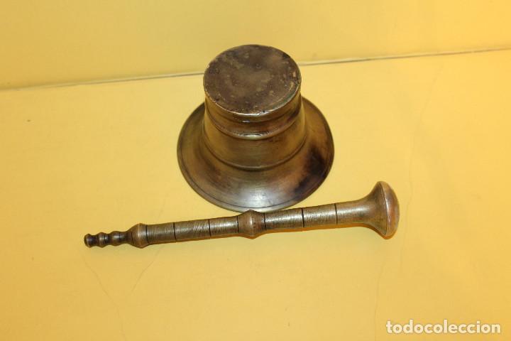 Antig&uuml;edades: ANTIGUO MORTERO O ALMIREZ DE BRONCE - Foto 8