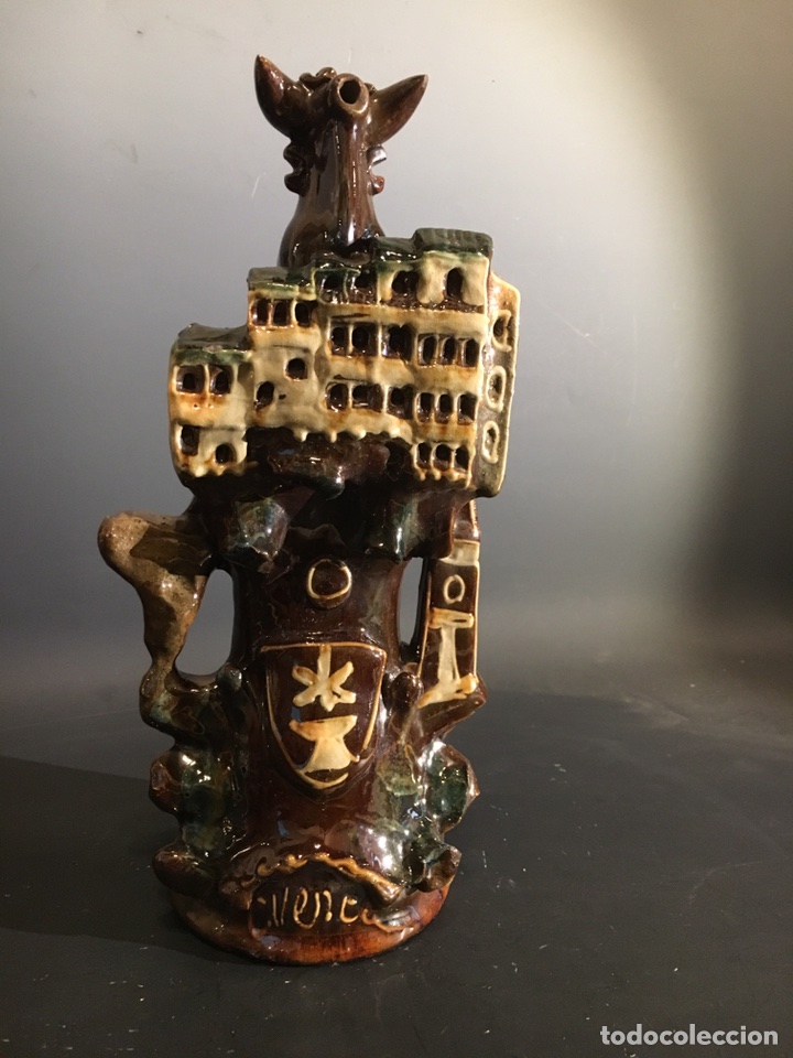 Antig&uuml;edades: Precioso botijo de colecci&oacute;n de Cuenca. - Foto 1
