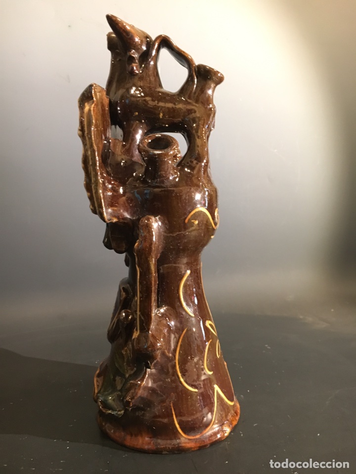 Antig&uuml;edades: Precioso botijo de colecci&oacute;n de Cuenca. - Foto 2