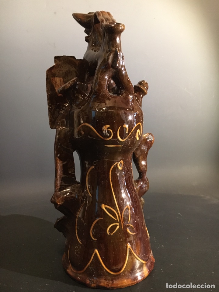Antig&uuml;edades: Precioso botijo de colecci&oacute;n de Cuenca. - Foto 3