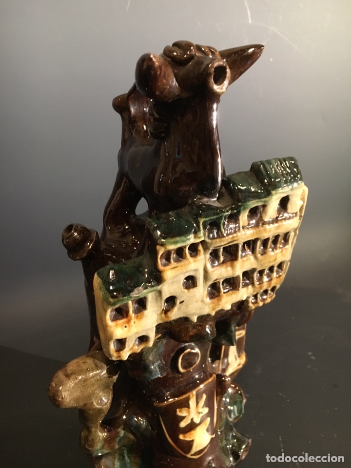 Antig&uuml;edades: Precioso botijo de colecci&oacute;n de Cuenca. - Foto 5