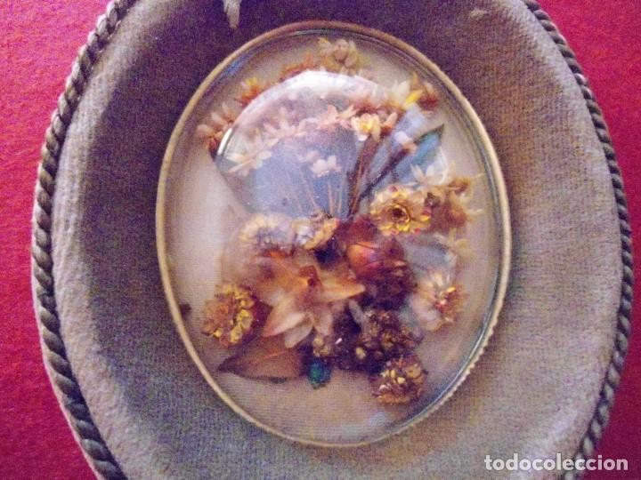 Antig&uuml;edades: ANTIGUO CUADRITO CON COMPOSICION FLORAL - Foto 2