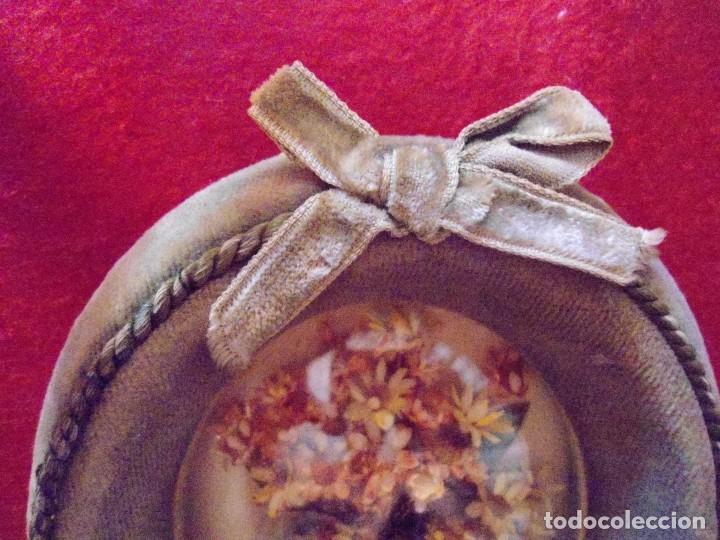 Antig&uuml;edades: ANTIGUO CUADRITO CON COMPOSICION FLORAL - Foto 3