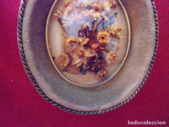 Antig&uuml;edades: ANTIGUO CUADRITO CON COMPOSICION FLORAL - Foto 4