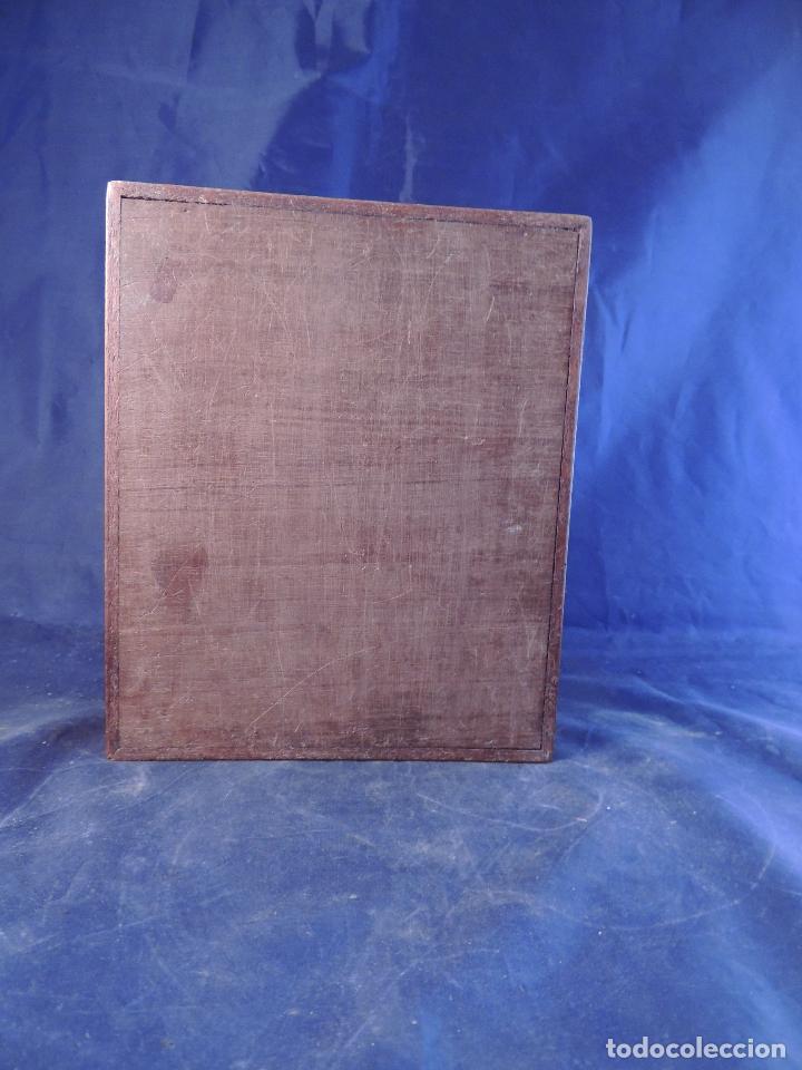 Antig&uuml;edades: CAJA DE CAOBA CON PUERTA DE PERSIANA - Foto 3