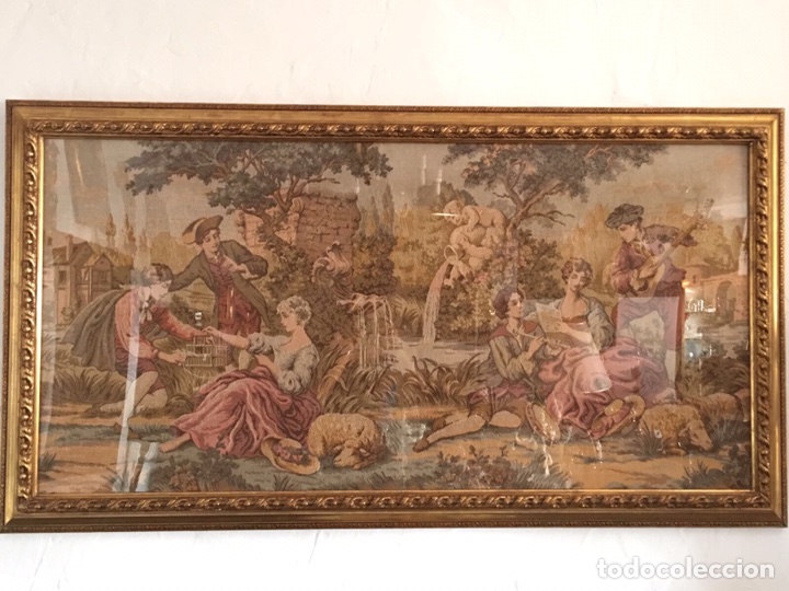 Antig&uuml;edades: GRAN TAPIZ ENMARCADO- - Foto 2