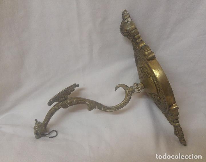 Antig&uuml;edades: APLIQUE DE BRONCE CON FORMA DE DRAGON -IMPRESIONANTE - Foto 1