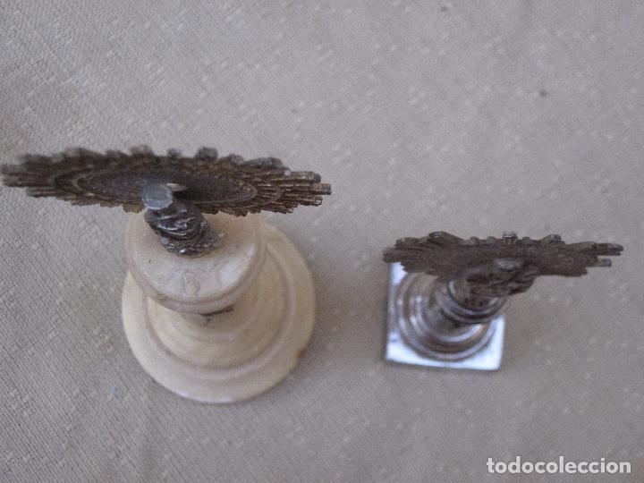 Antig&uuml;edades: LOTE DE DOS FIGURAS DE LA VIRGEN DEL PILAR. - Foto 5