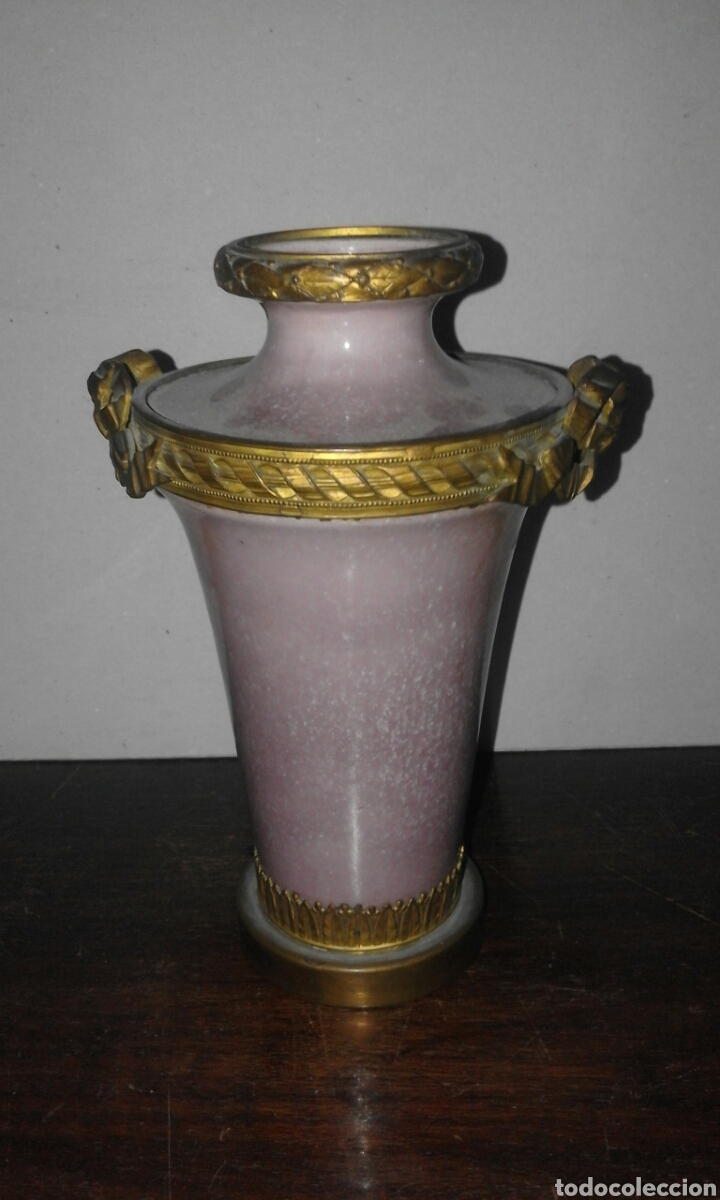 Antig&uuml;edades: florero de sevres principio xx - Foto 1