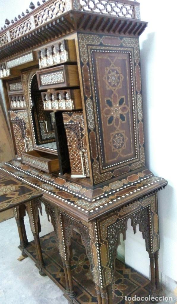 Antig&uuml;edades: MUEBLE DE TARACEA SIGLO XIX - Foto 4