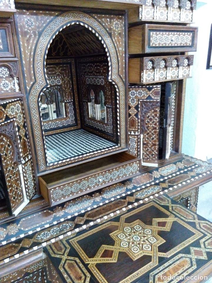 Antig&uuml;edades: MUEBLE DE TARACEA SIGLO XIX - Foto 15