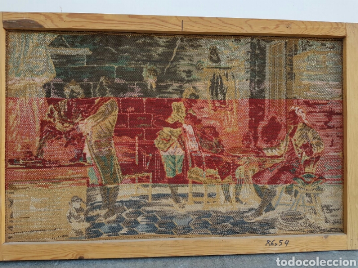 Antig&uuml;edades: Tapiz antiguo de 86 x 54. - Foto 6